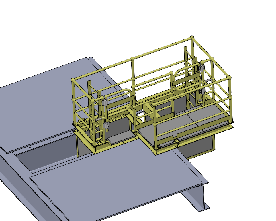 Drop in maintenance access platform